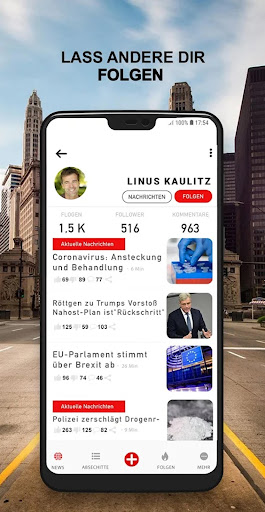 Aktuelle Nachrichten Screenshot