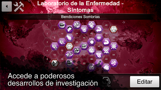 Captura de pantalla de Plague Inc Editor de Escenario