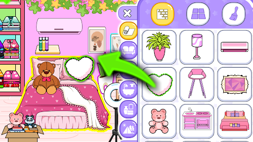 Tizi Town - Pink Home Decor screenshot