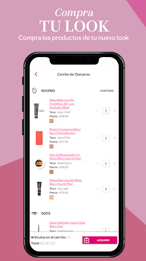 Captura de pantalla de Mary Kay® Mirror Me