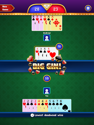 Captura de pantalla de Gin Rummy - Classic Cards Game