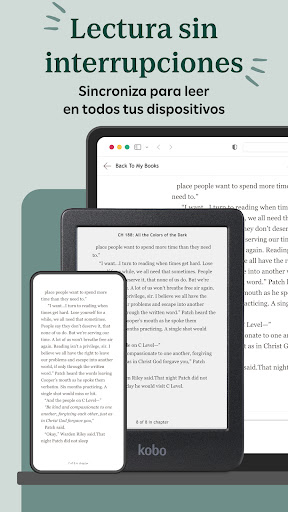 Captura de pantalla de Kobo Books eBooks Audiolibros