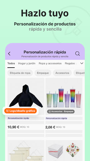 Captura de pantalla de Alibaba.com