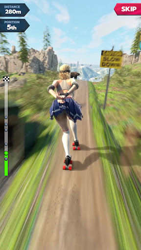 Captura de pantalla de Downhill Race League