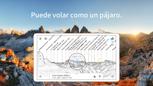 Captura de pantalla de PeakFinder