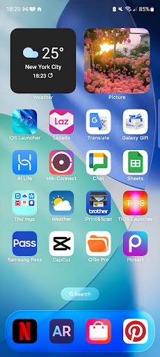 Launcher iOS 26 screenshot