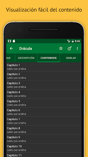 Captura de pantalla de AudioLibros