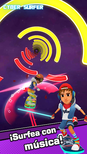 Captura de pantalla de Cyber Surfer :Aventura Rítmica