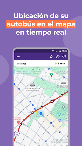 Captura de pantalla de Cittamobi: Horários de Buses