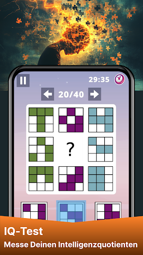 IQ-Test: Logik & Gehirnjogging Screenshot