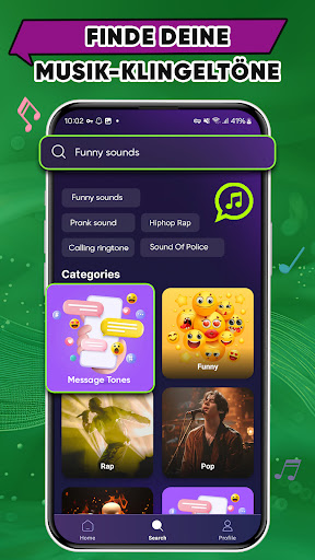 Android Klingeltöne Lieder Screenshot