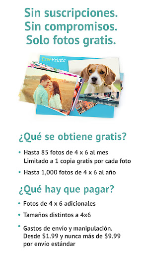 Captura de pantalla de FreePrints