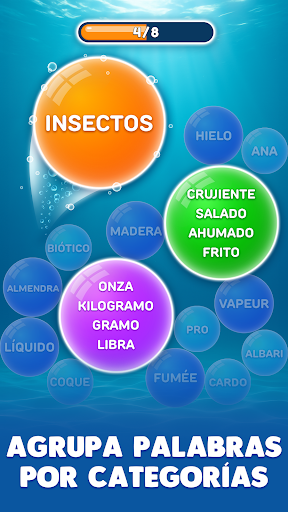 Captura de pantalla de Bubble Word Jam
