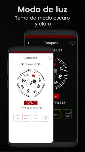 Captura de pantalla de Brújula: Digital Compass App