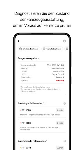 Infocar - OBD2 Auto Scanner Screenshot