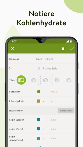 mySugr - Diabetes-Tagebuch Screenshot