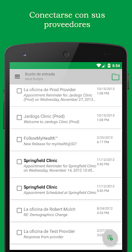 Captura de pantalla de FollowMyHealth®