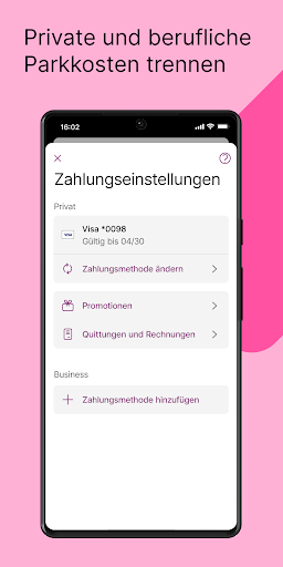 EasyPark – deine Park App Screenshot