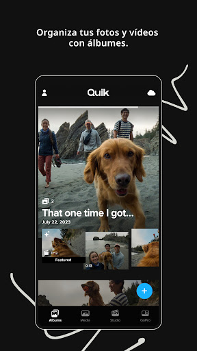 Captura de pantalla de GoPro Quik: Editar videos