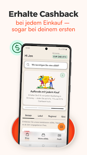 Airalo: eSIM-Reisen & Internet Screenshot