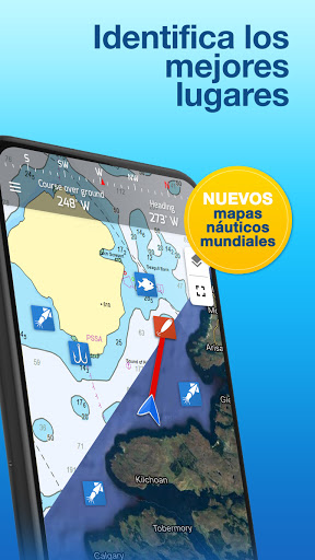 Captura de pantalla de Fishing Points: Marea y Mapas