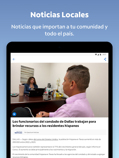 Captura de pantalla de Spectrum News
