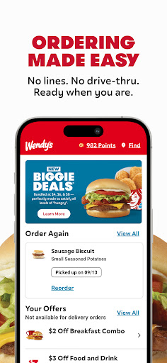 Captura de pantalla de Wendy’s