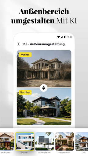 KI - Wohnungsdesign, DecAI™ Screenshot