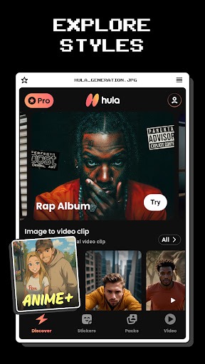 Hula - AI Video Generator screenshot