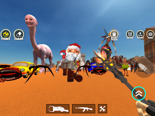Captura de pantalla de Nextbots In Playground mod