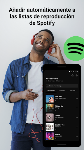 Captura de pantalla de SoundHound - Búsqueda musical
