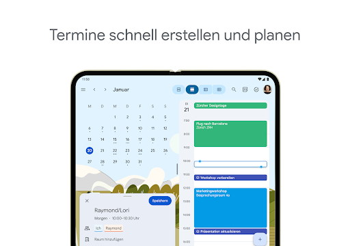 Google Kalender Screenshot