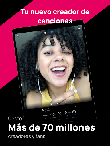 Captura de pantalla de Voloco: Estudio Vocal