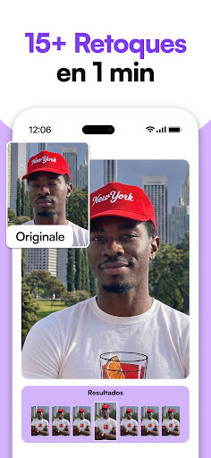 Captura de pantalla de Retake IA: Editor de Cara