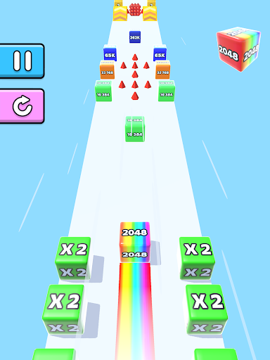 Captura de pantalla de Jelly Run 2048