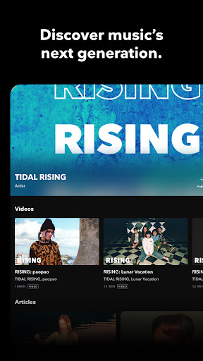 TIDAL Music: HiFi sound screenshot