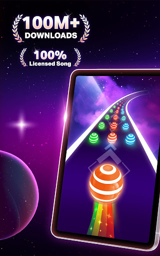 Captura de pantalla de Dancing Road Color Balls Match