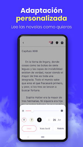 Captura de pantalla de AlphaNovel - Libros y cómics