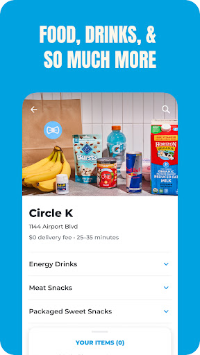 Captura de pantalla de Favor: Texas Food Delivery