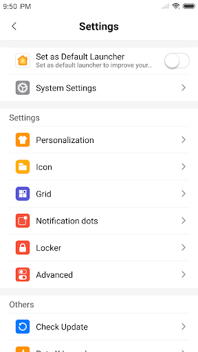 Captura de pantalla de X Launcher Pro