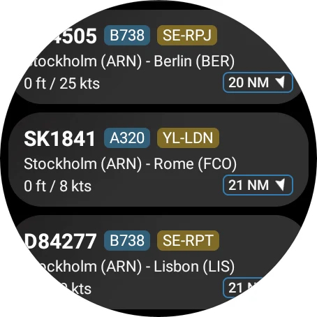 Captura de pantalla de Flightradar24 Flight Tracker