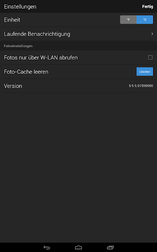 Yahoo Wetter Screenshot