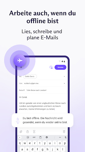 Proton Mail: sichere E-Mails Screenshot