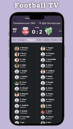Live Football TV HD Streaming Screenshot