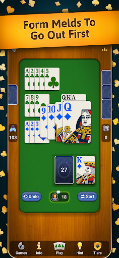 Captura de pantalla de Rummy - Classic Card Game
