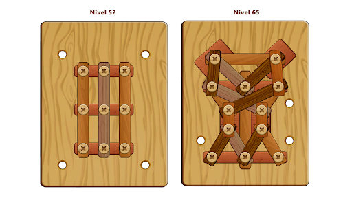 Captura de pantalla de Wood Nuts & Bolts Puzzle