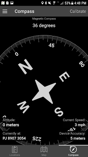 Captura de pantalla de Land Nav Assistant