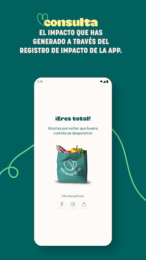 Captura de pantalla de Too Good To Go: Rescata Comida