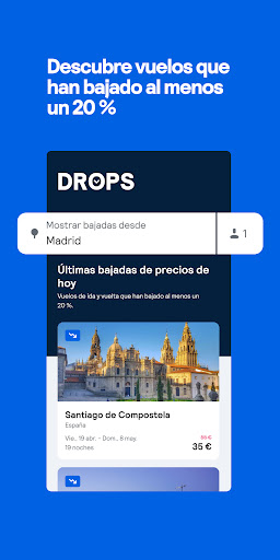 Captura de pantalla de Skyscanner Vuelos Hoteles