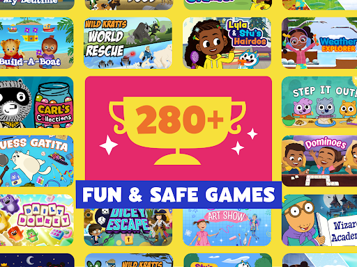 Captura de pantalla de PBS KIDS Games